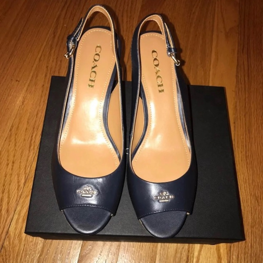 Coach wedges sandals